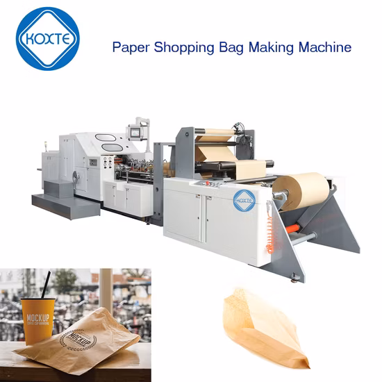 Automatic Sharp Bottom Paper Bag Machine Simple Sharp Bottom Paper Bag Machine High Quality and Low Price