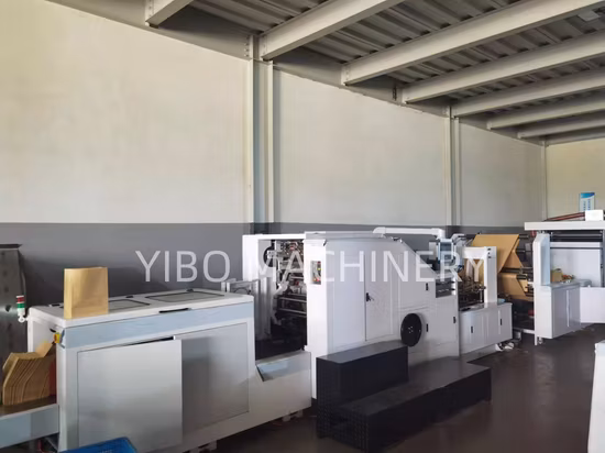 Haute Vitesse Entièrement Automatique Fond Carré Nourriture Sandwich Biscuits Chocolat Restauration Rapide Sac En Papier Kraft Brun Faisant La Machine Prix Des Machines Faisant Des Sacs En Papier