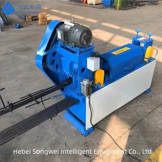 Machine de redressage et de découpe de fil de 2,5 mm à 6 mm comme équipement auxiliaire pour la machine de soudage de treillis